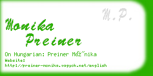 monika preiner business card
